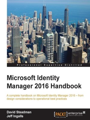 cover image of Microsoft Identity Manager 2016 Handbook